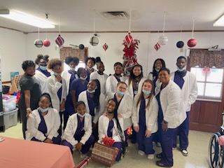 Health Science Students at Arbor Walk Nursing Home