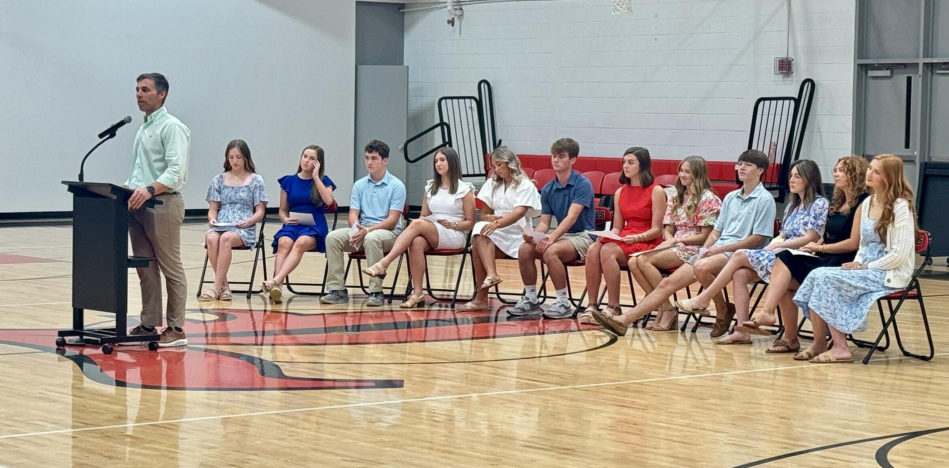 Students are preparing for their SGA speeches