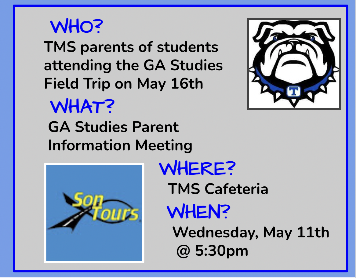 GA Studies Parent Information Meeting