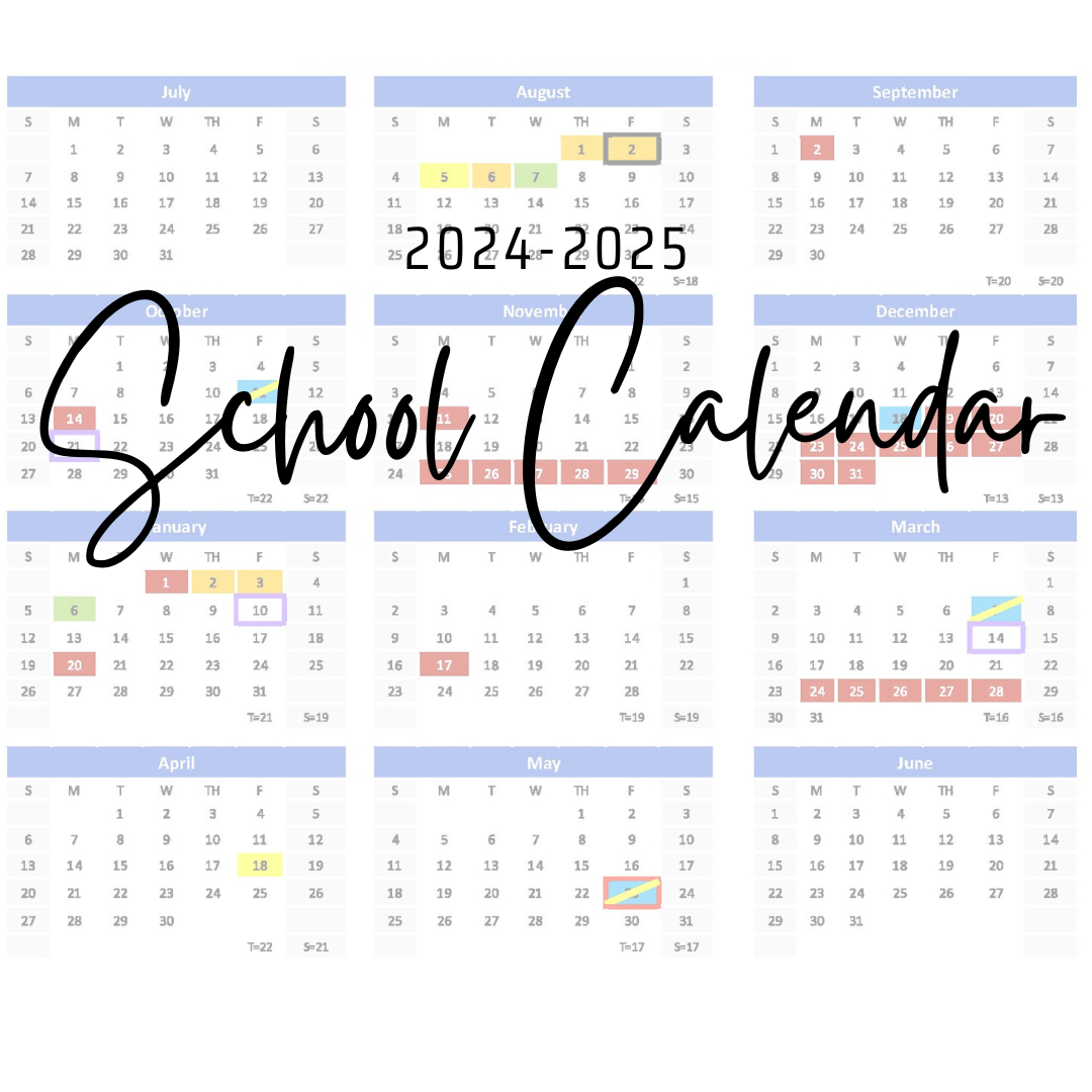 2024-2025 School Calendar