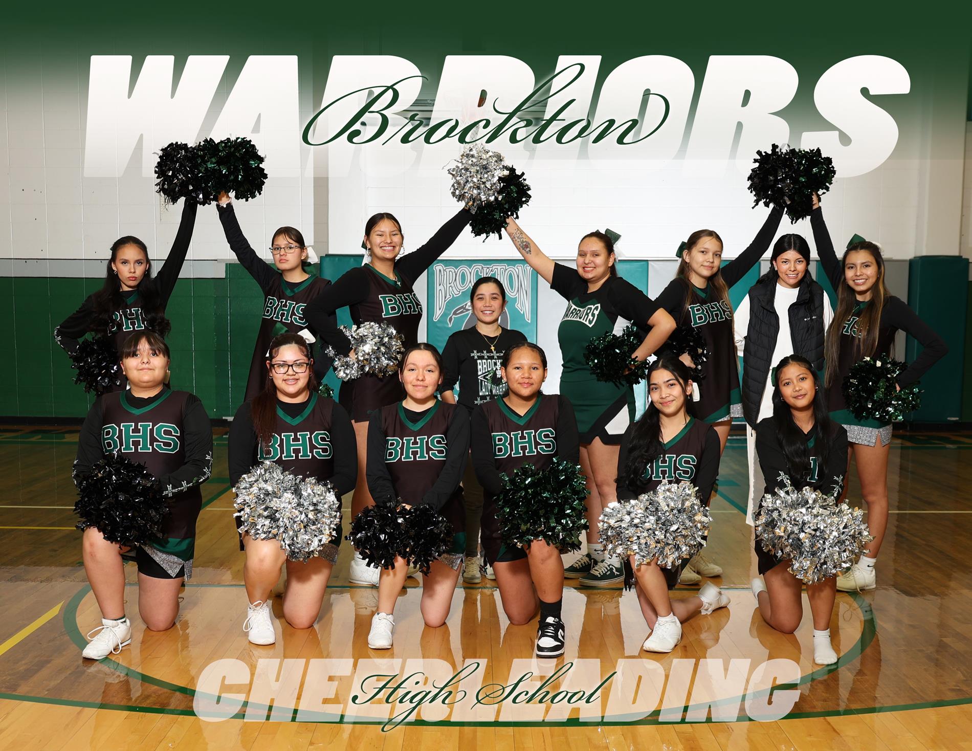 Brockton 25-26 Basketall High School Cheer Team