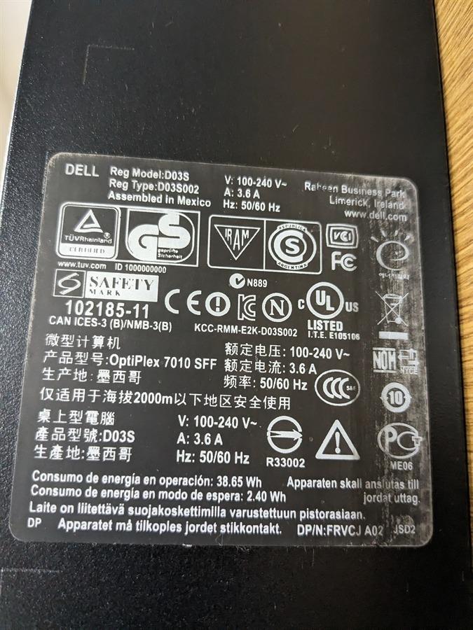 model info on back of computer model info on back of computer