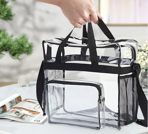 a clear bag