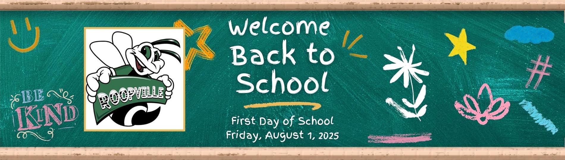 Welcome Back Message