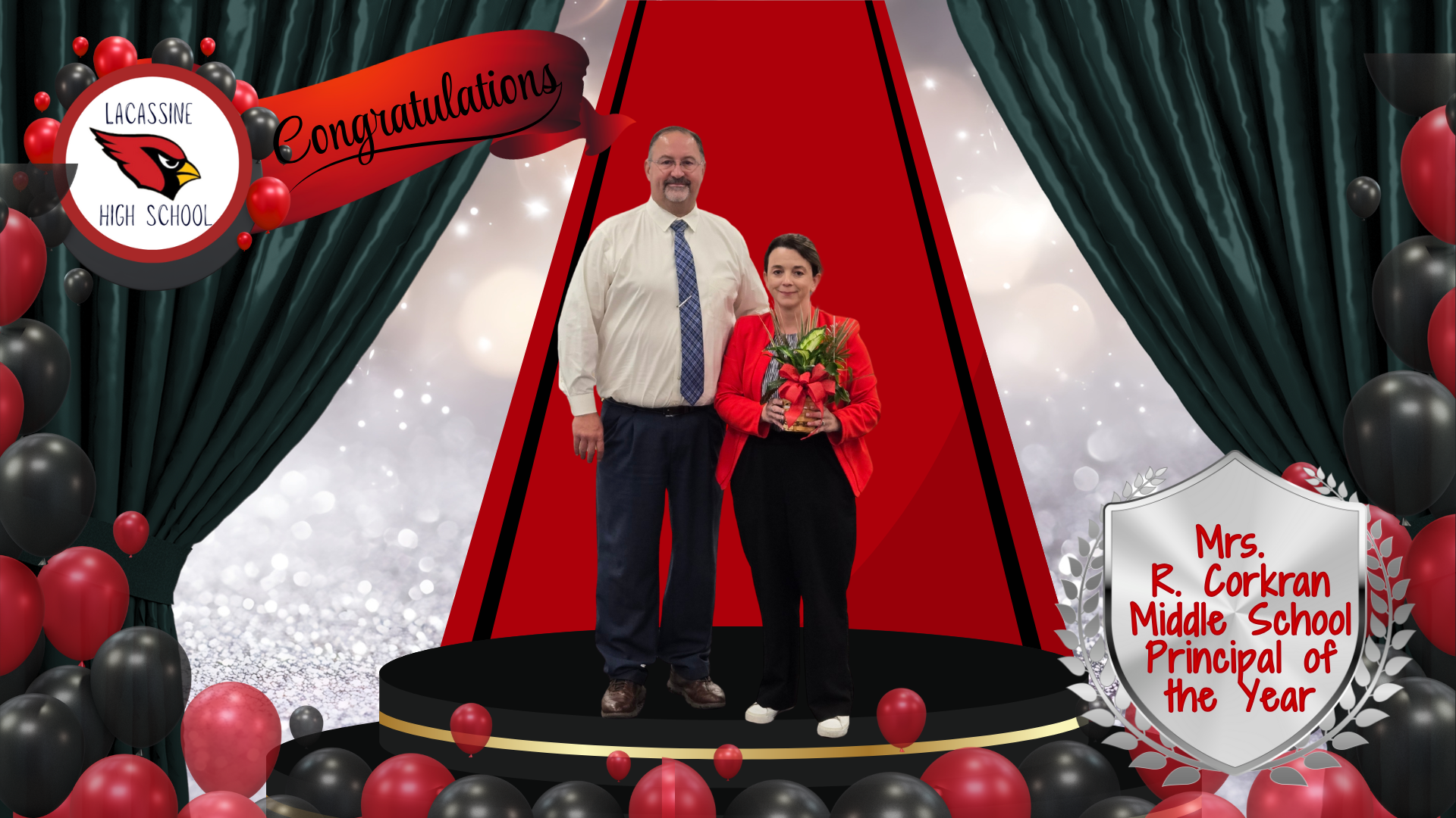 Congratulations to Mrs. R. Corkran, JDP 2025-26 Principal of the Year. 