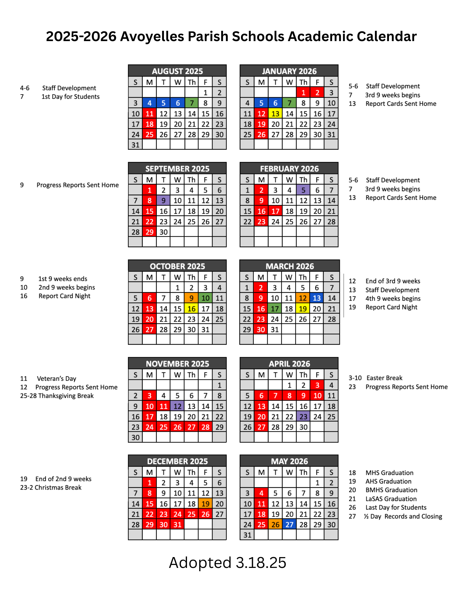 2025-2026 APSB Calendar