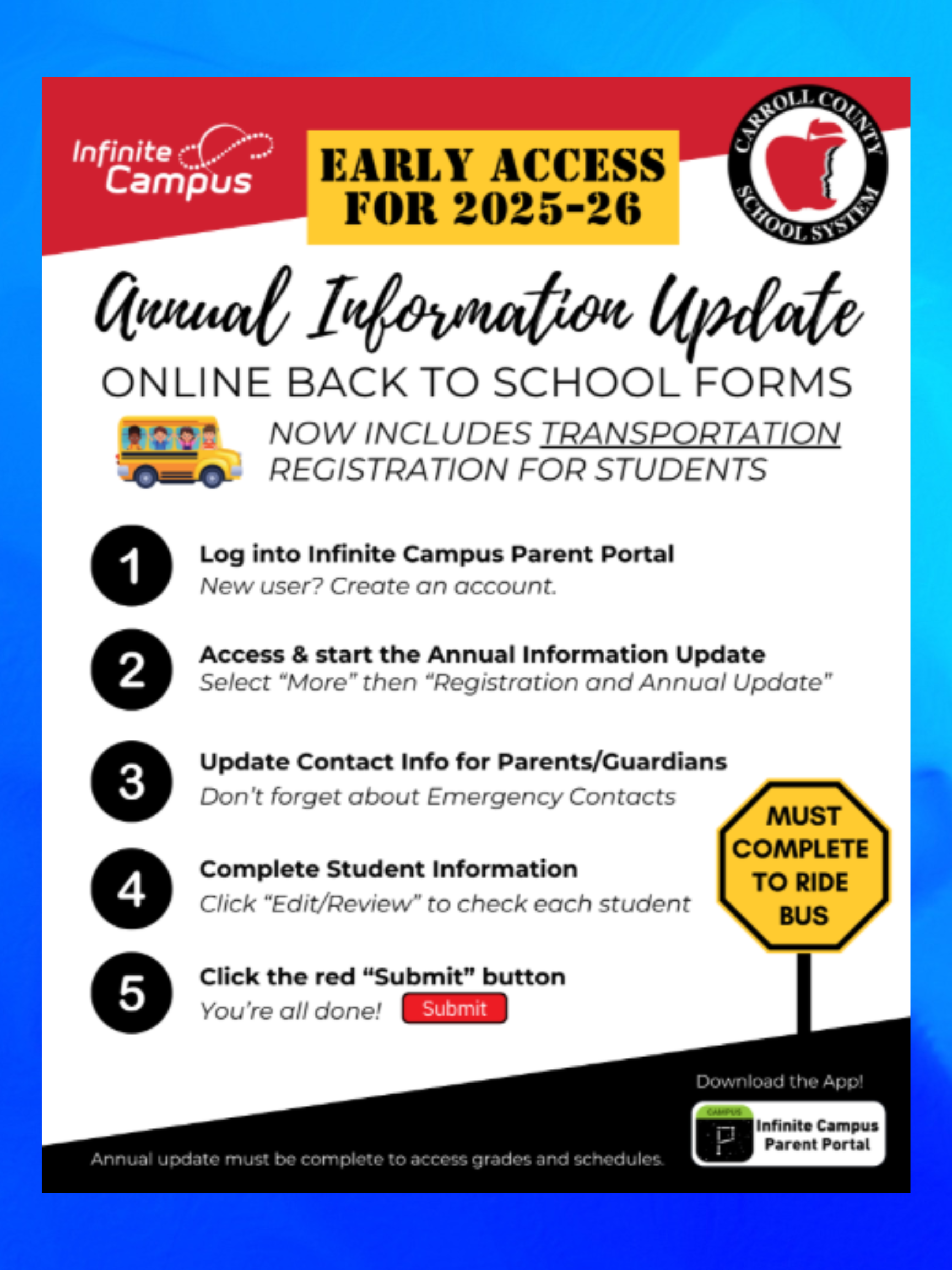 Annual Information Update