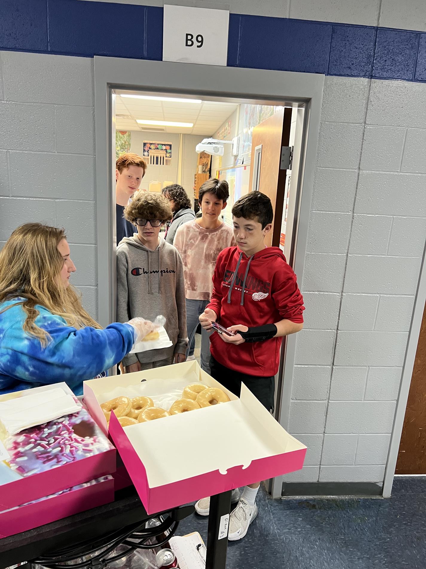 Donuts for 2nd and 3rd place Classes LHS Beta Club Kleenex/ Paper Towel Drive