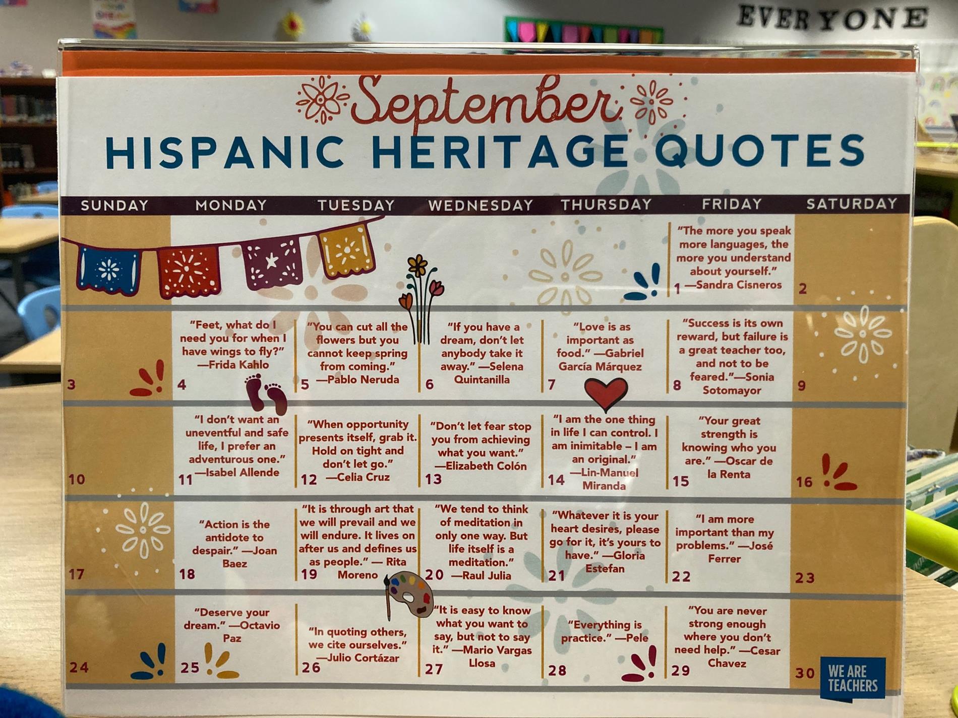 Hispanic Heritage Month Quotes