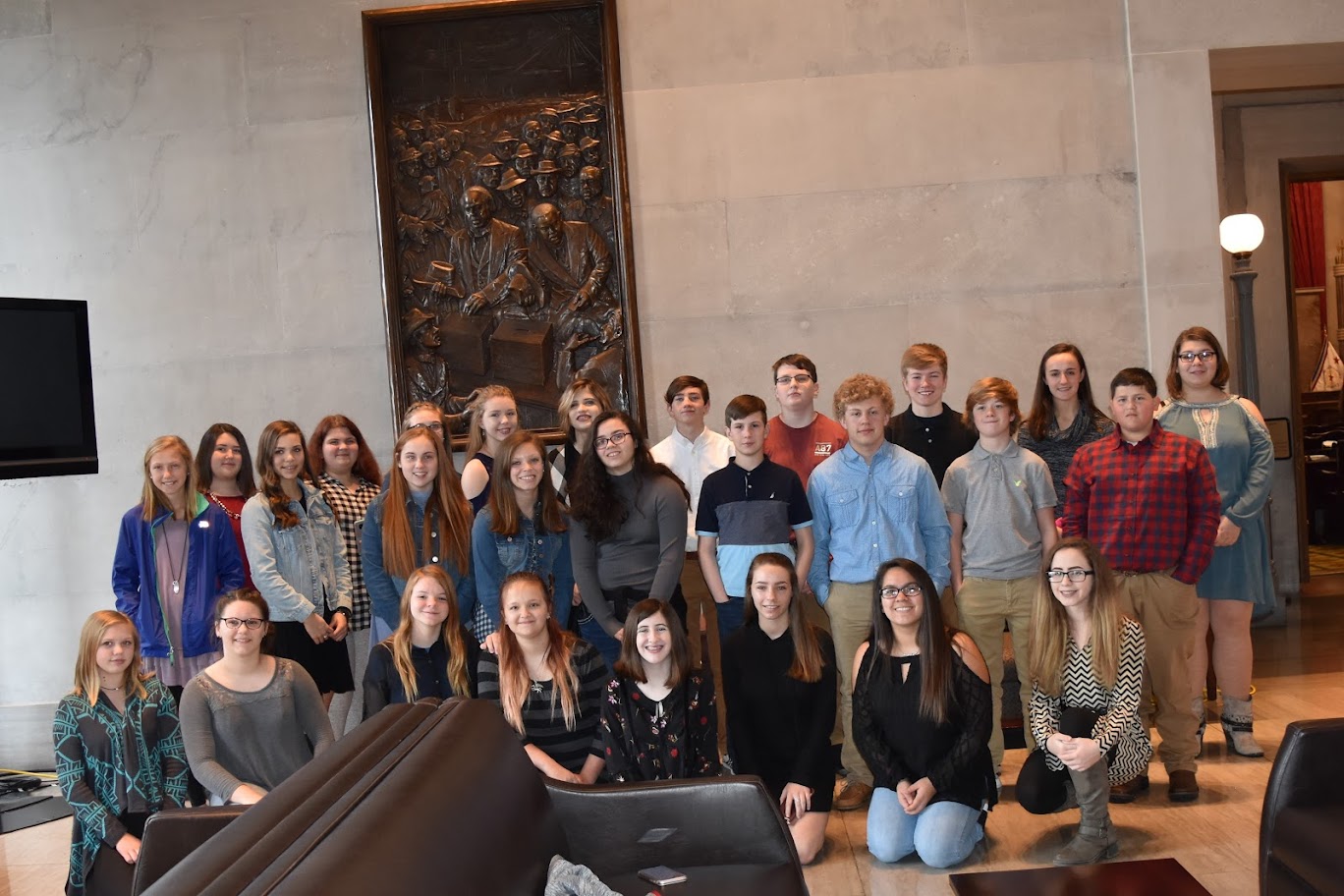 Students at the TN Holocaust Commission Teacher Fellow Ceremony