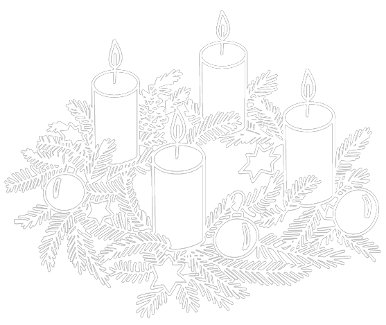 front page white line drawing