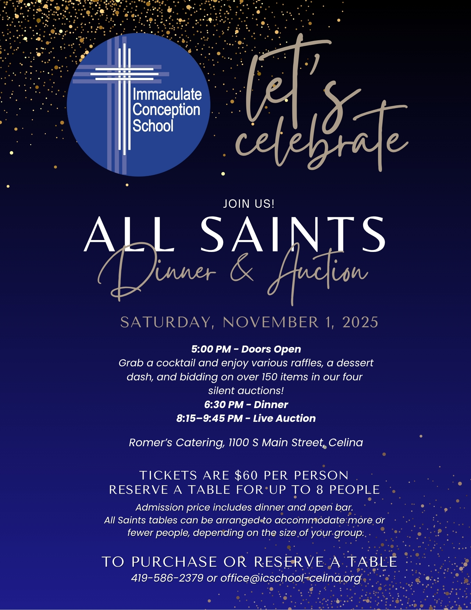 All Saints Dinner Auction