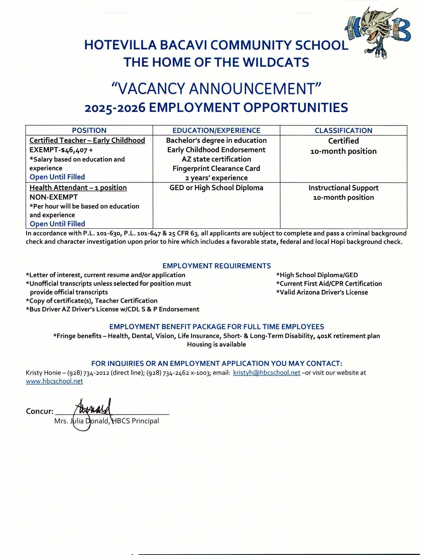vacancy 25.26