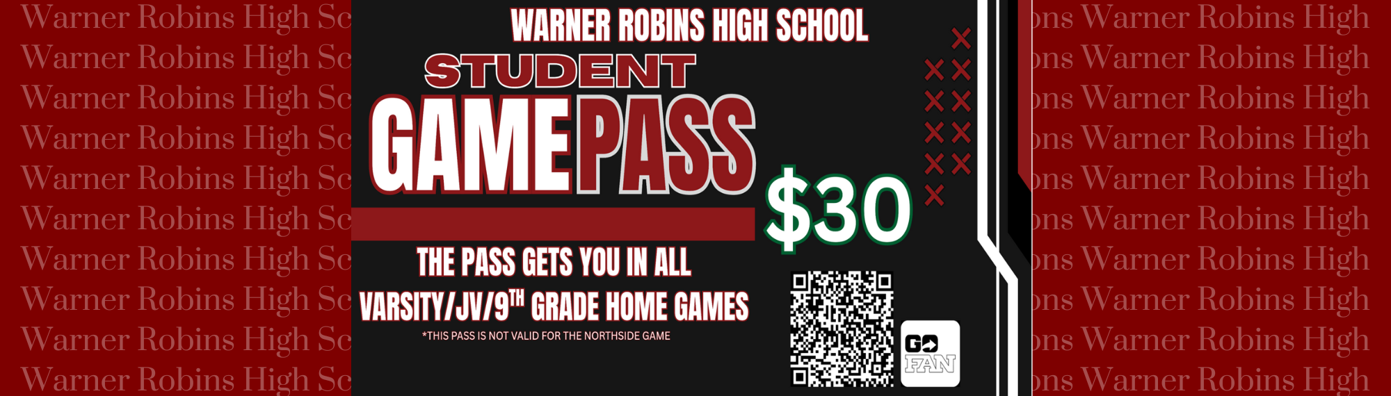Student Game Pass 8-25