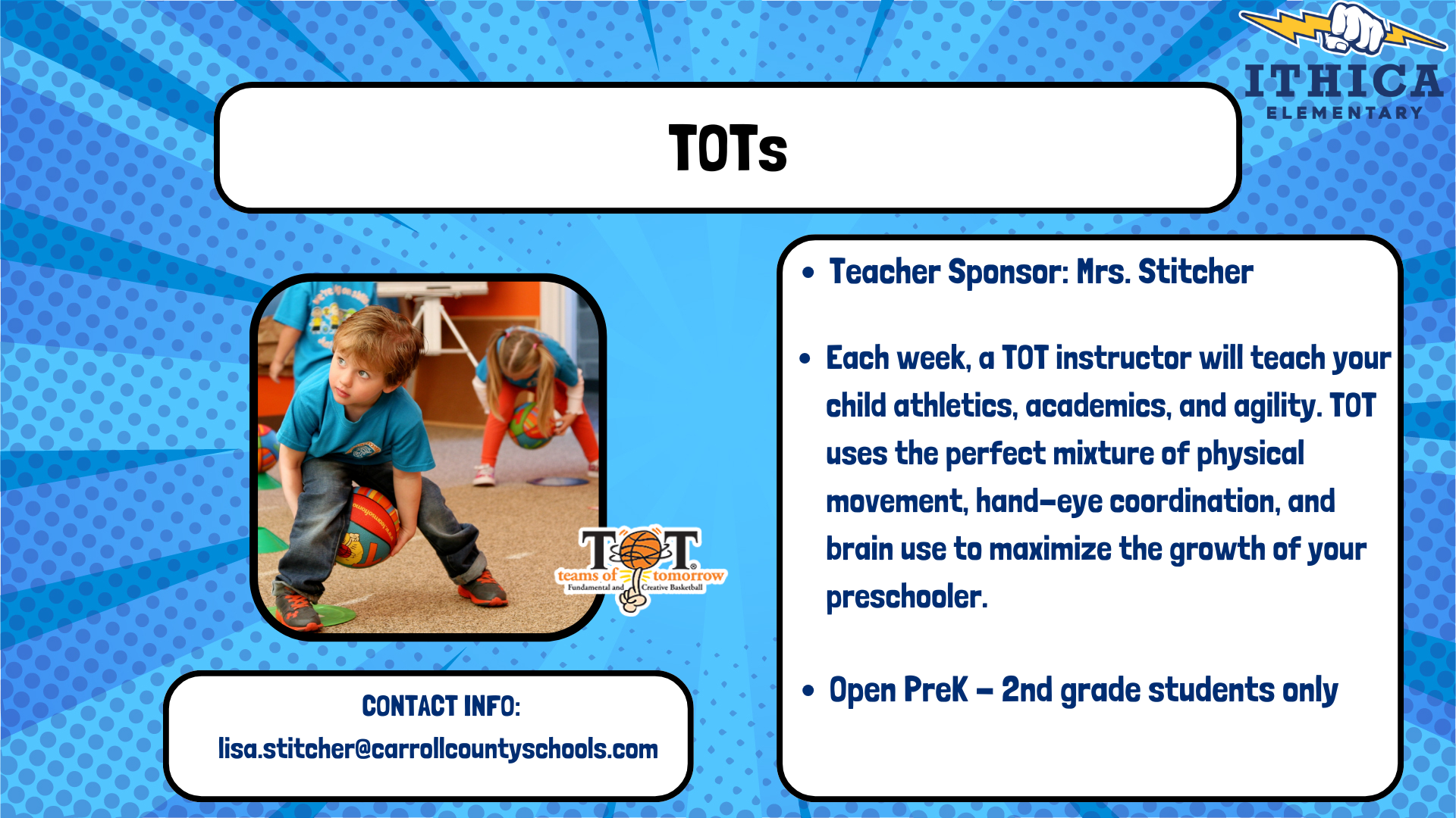 Tots Club Flyer
