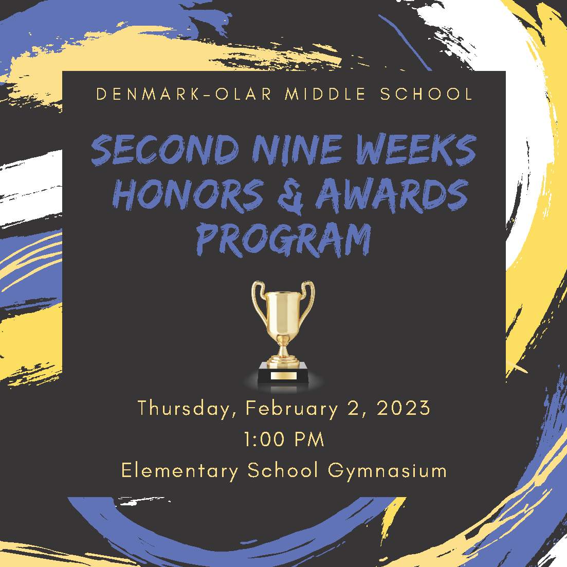 DOMS Second nine weeks honors and awards program February 2nd