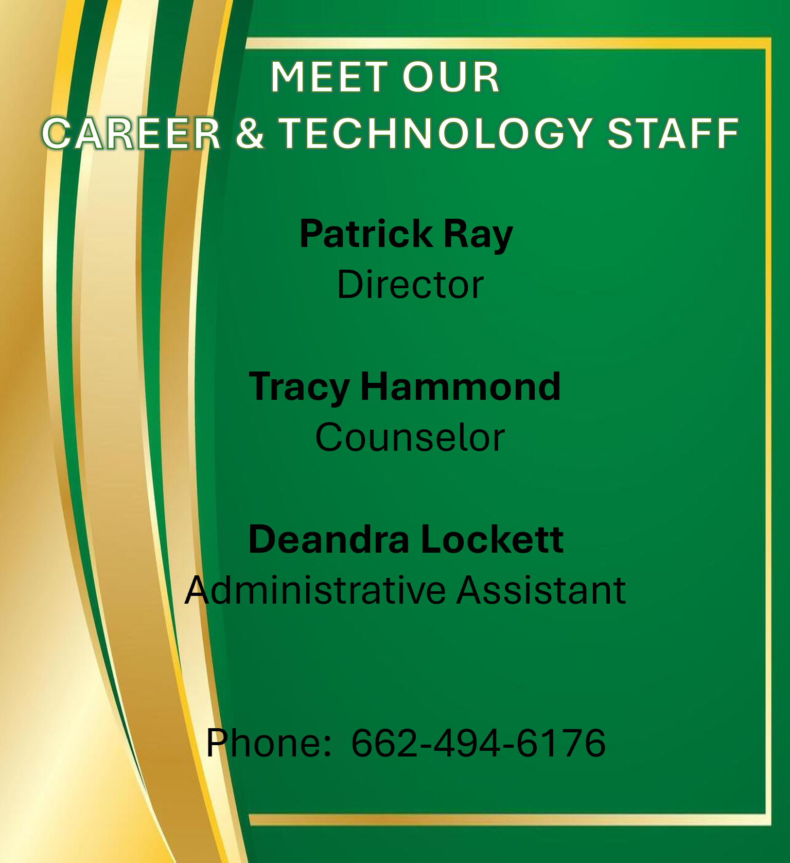 Career & Technology Meet our Team