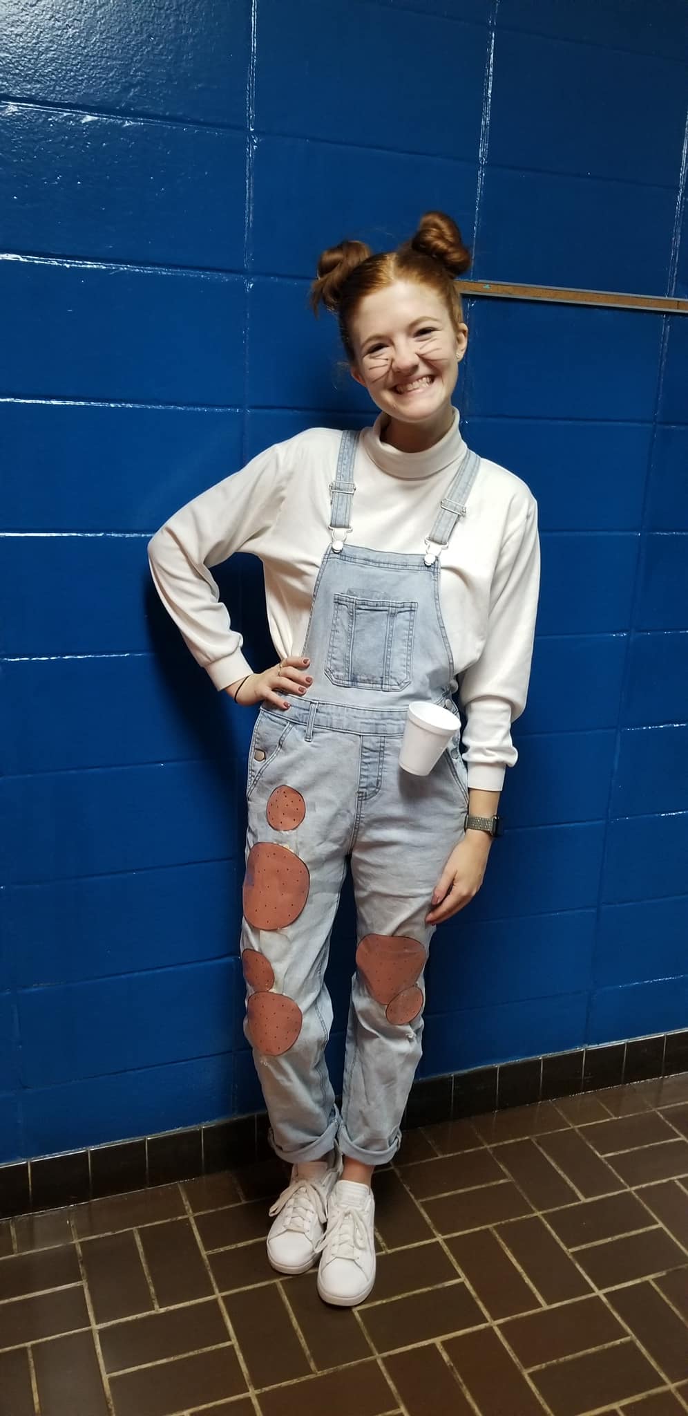 Teacher dressed up for book character day
