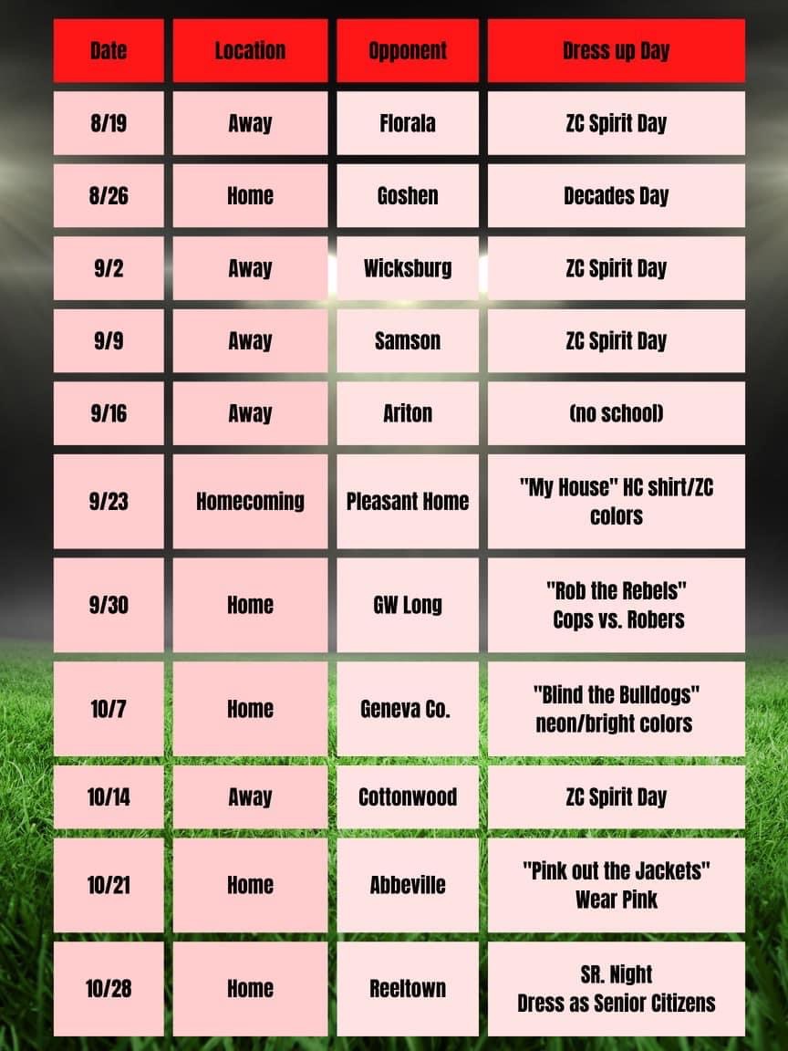 Football Schedule