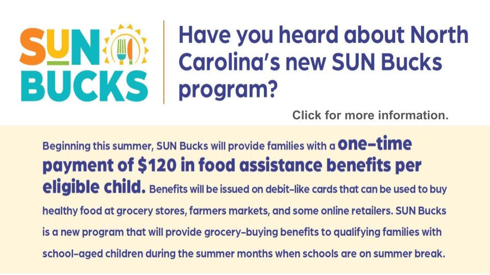 Sun Bucks program information