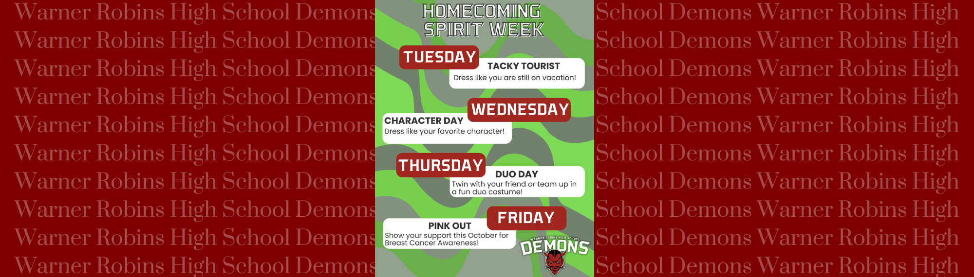 Homecoming Spirit Week