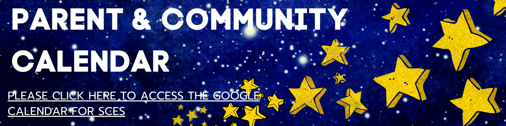 Parent and Community Google Calendar for SCES