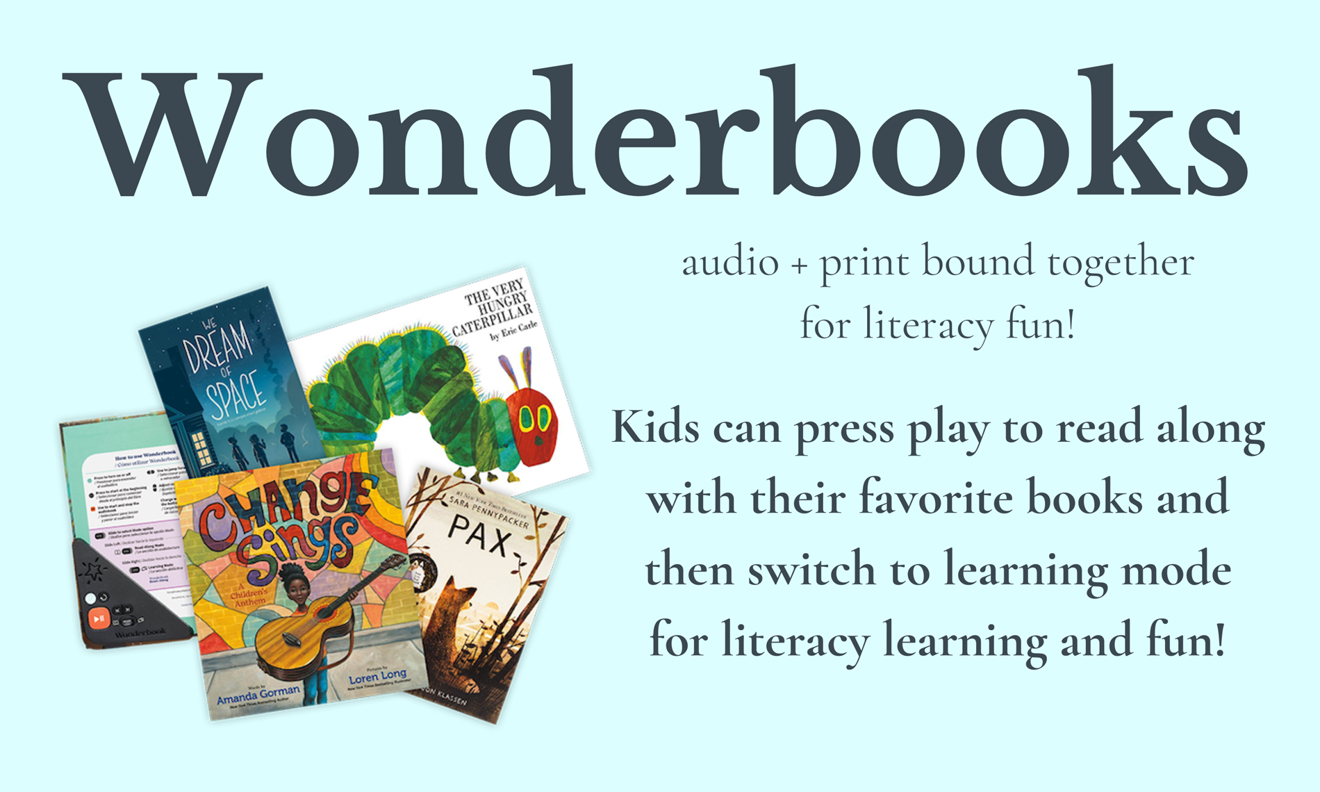 Try our new Wonderbooks!