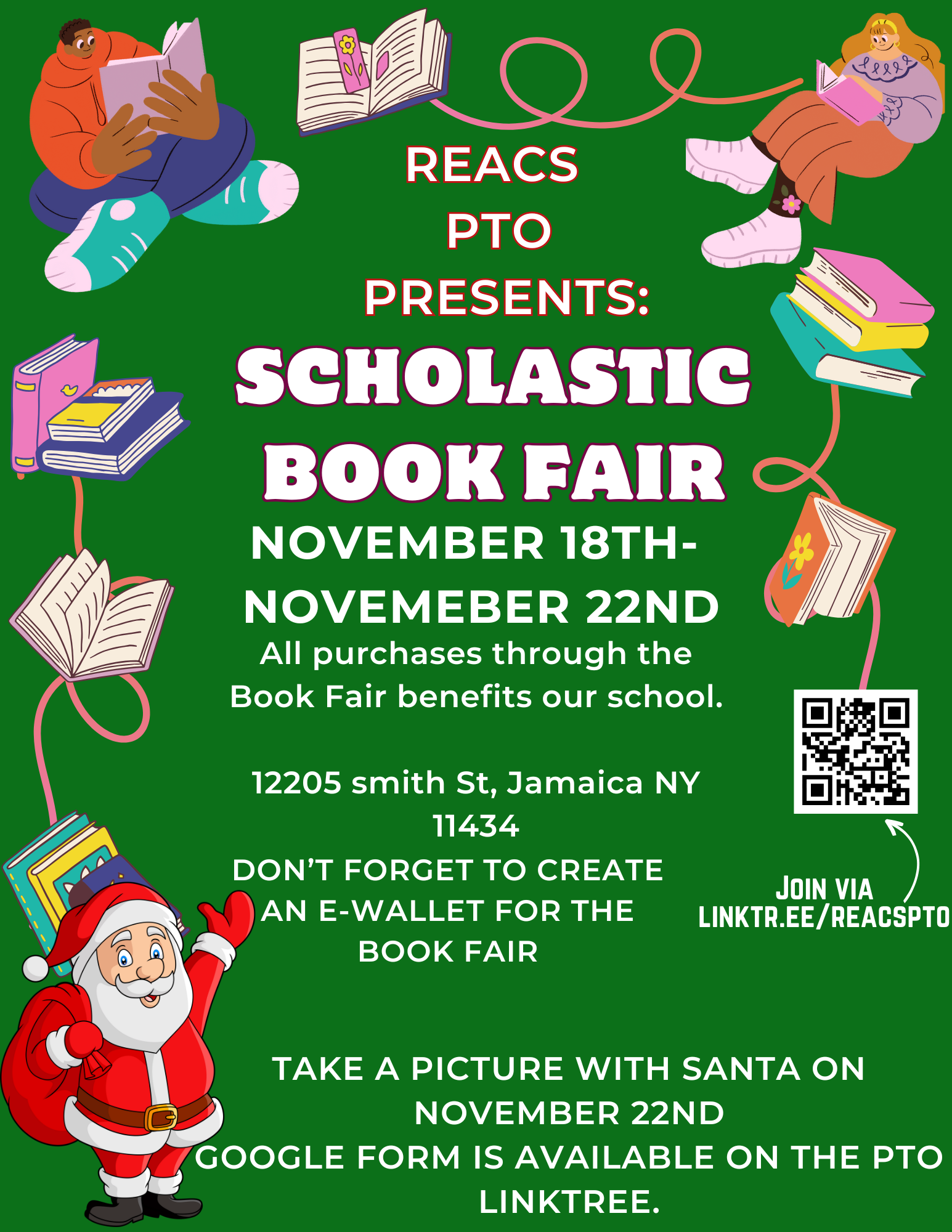 Scholastic Book Fair PTO