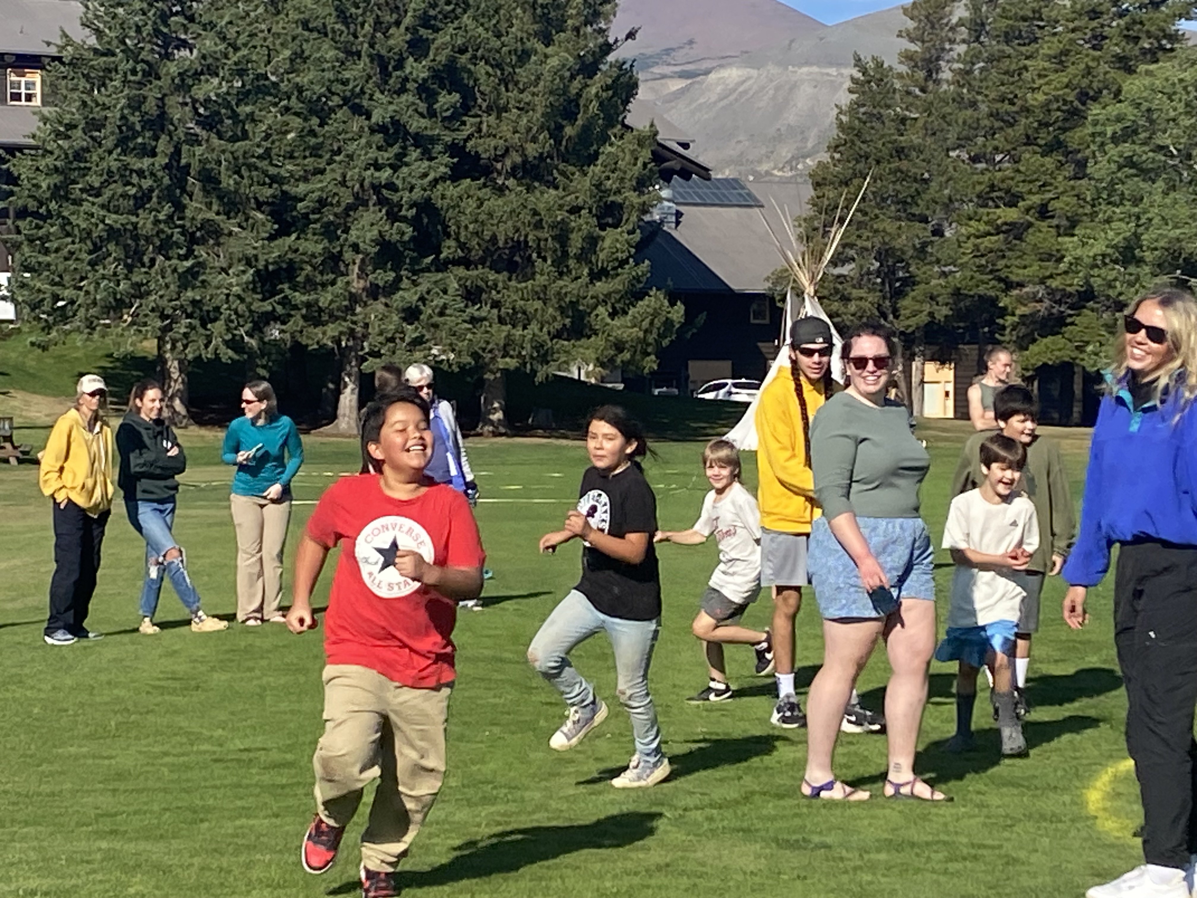 Family Games at the Lodge