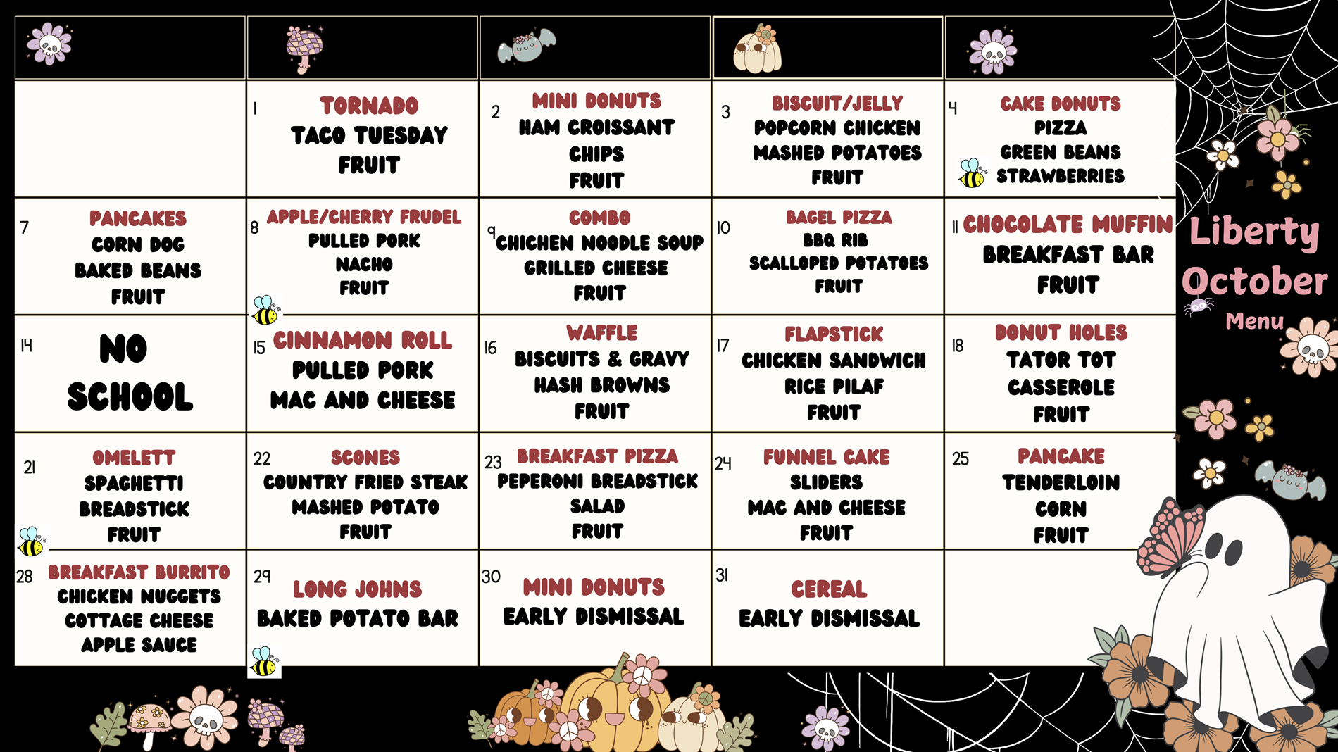 October Menu