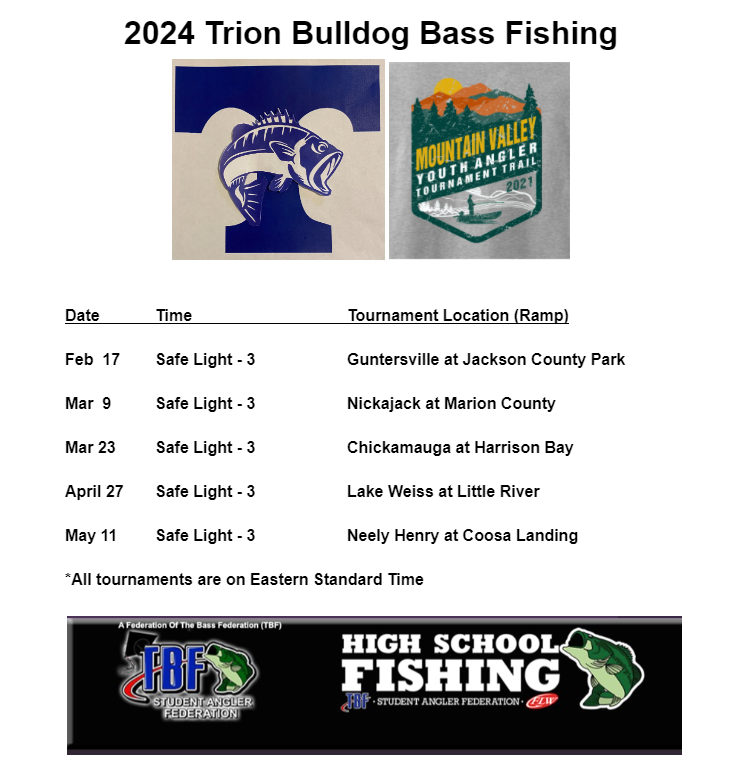 bass fishing schedule 2024