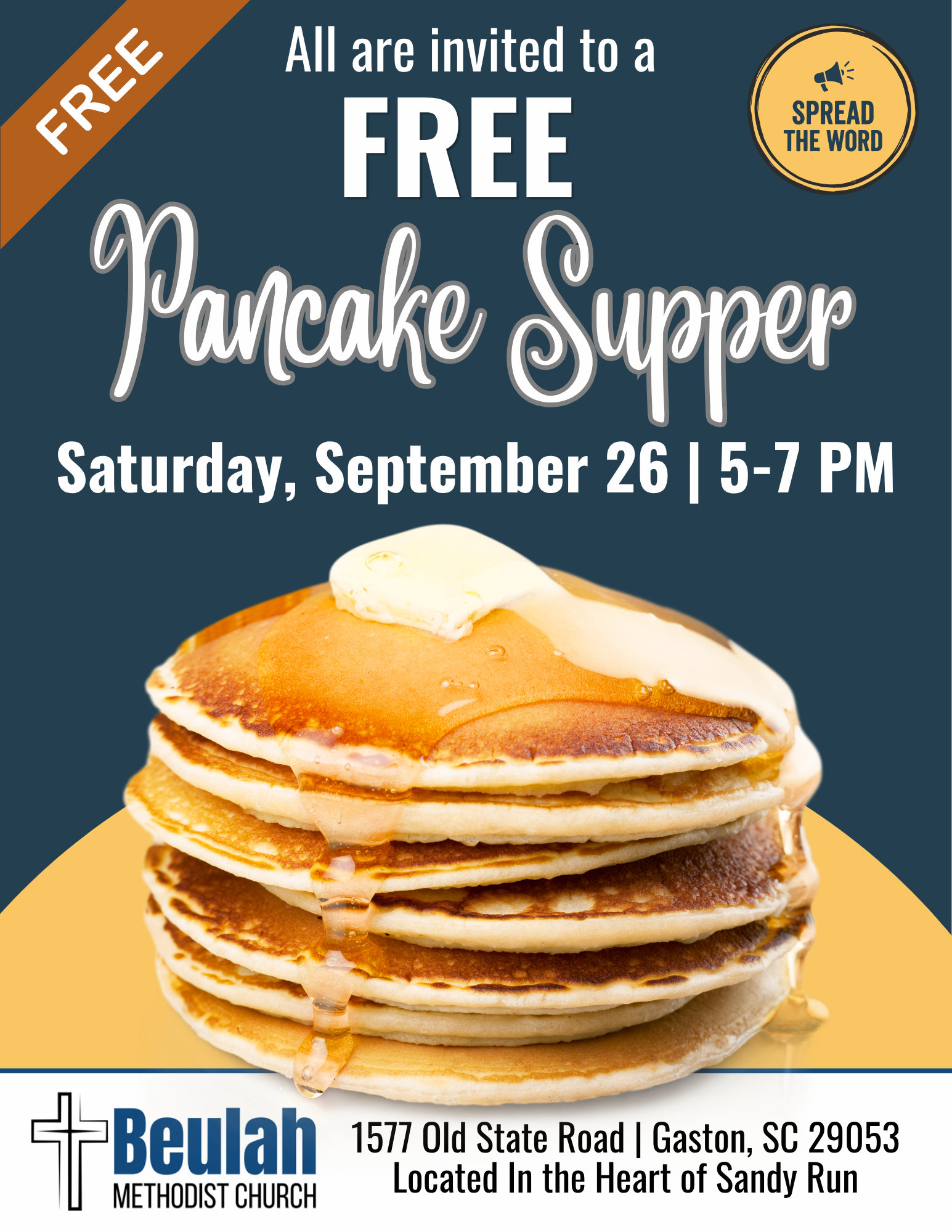 Free Pancake Supper