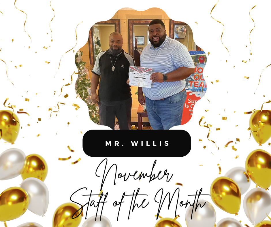 Staff of the month