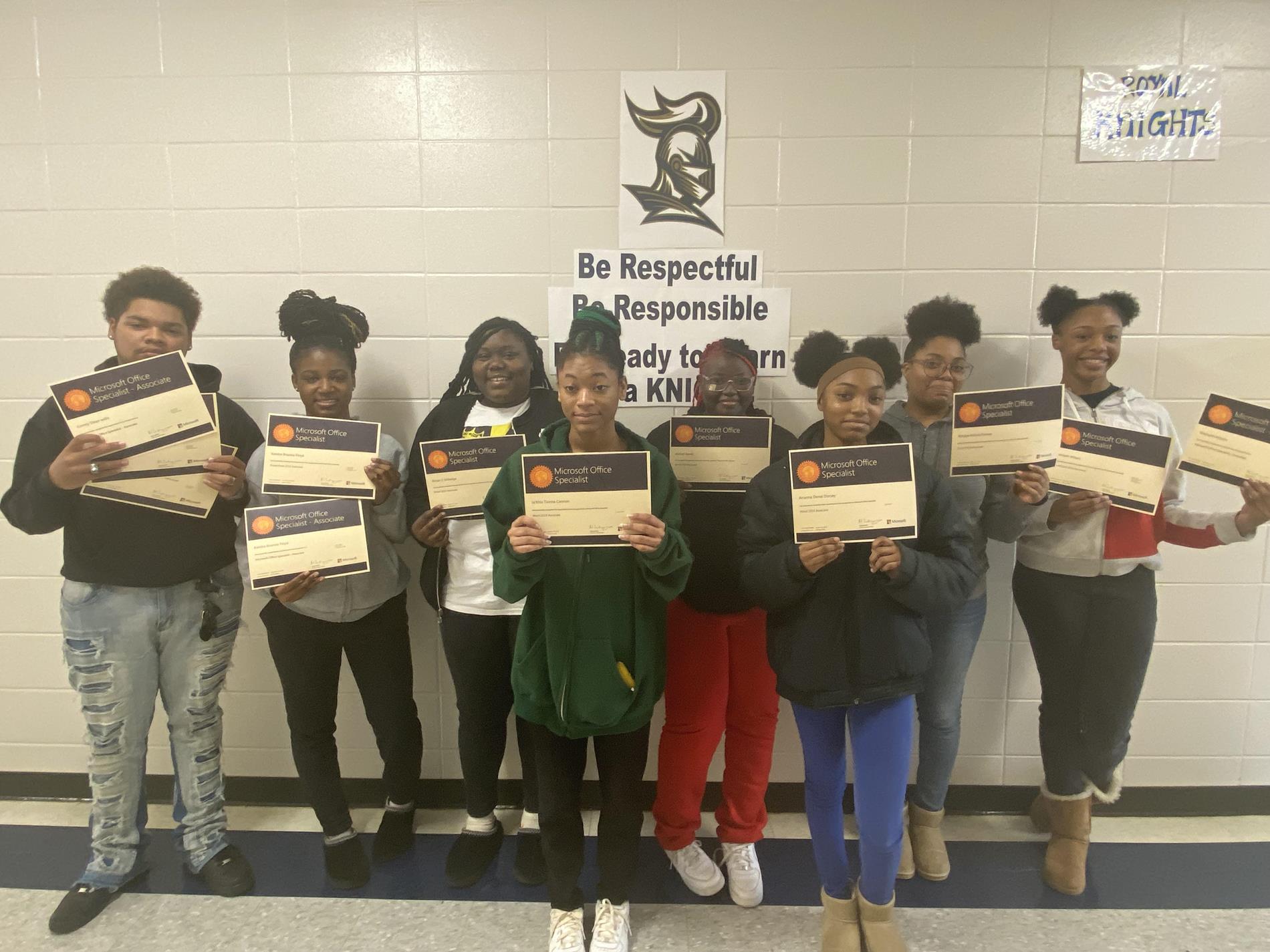 CTAE students  receive certifications