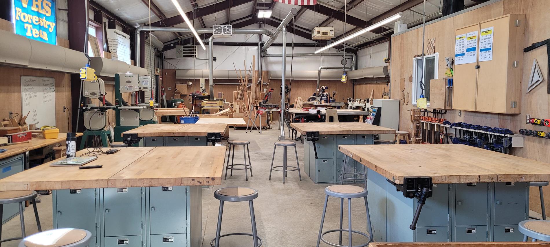 Woodshop Interior