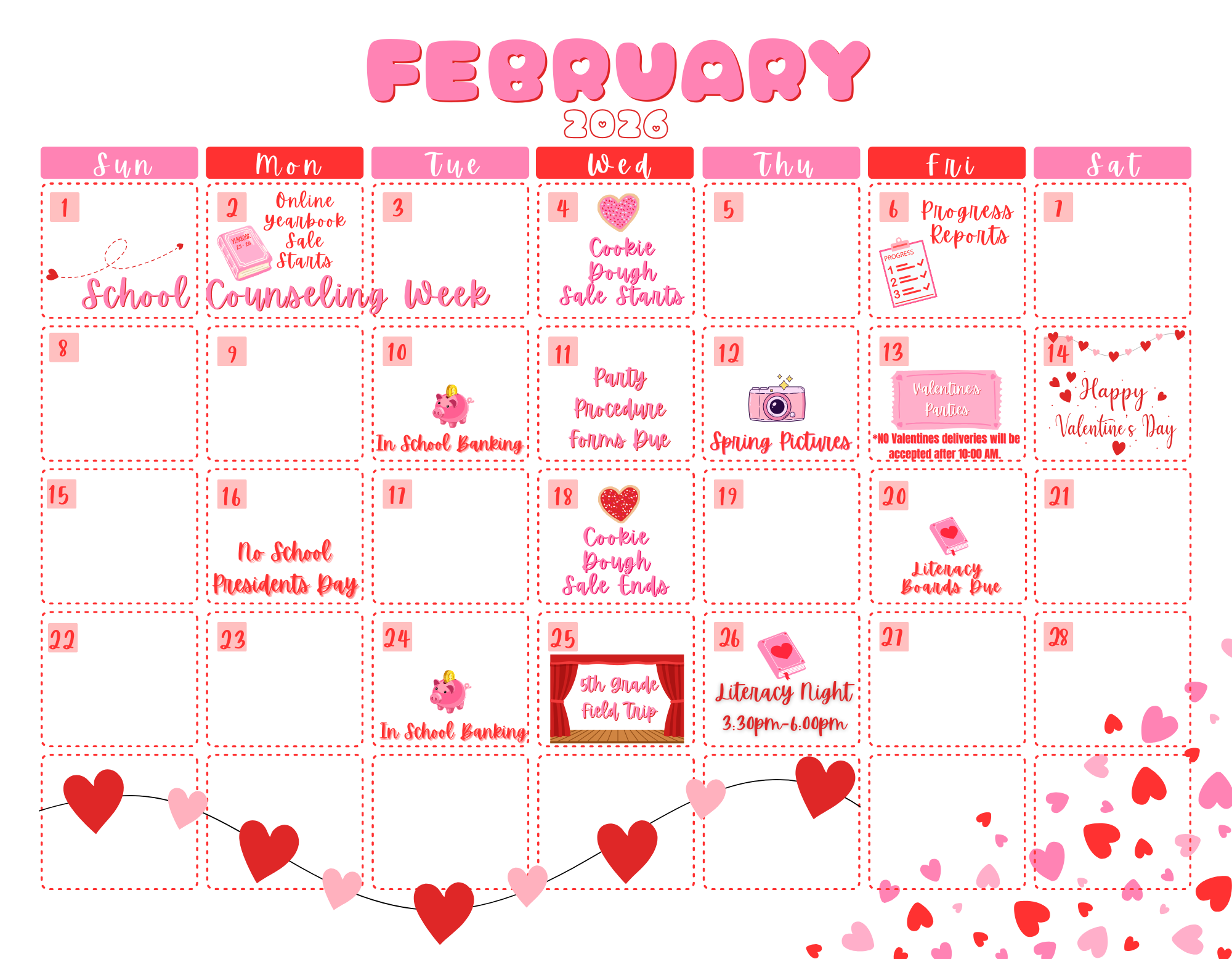 February Calendar 