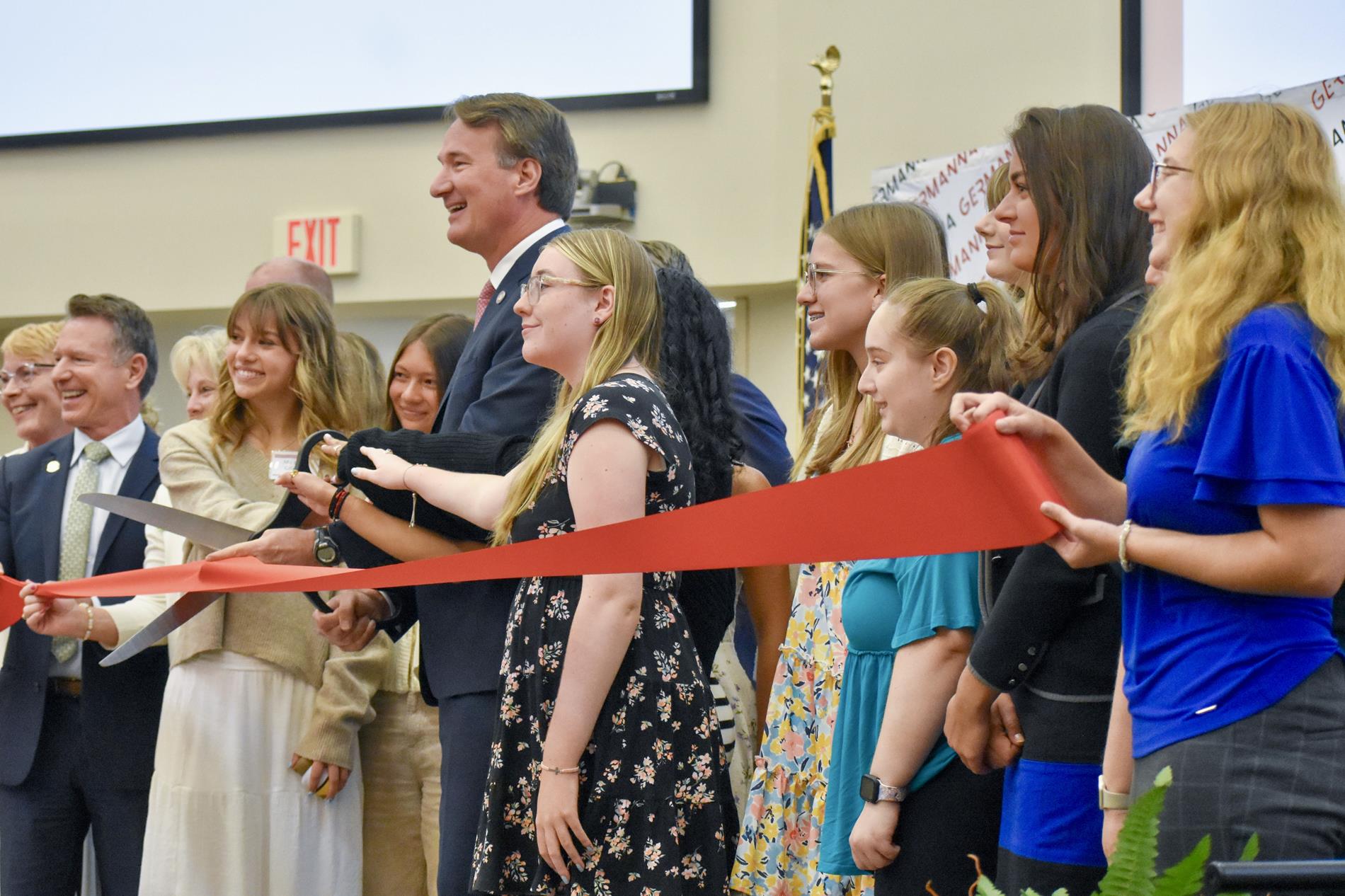 Ribbon cutting ceremony for the Future Educators Academy