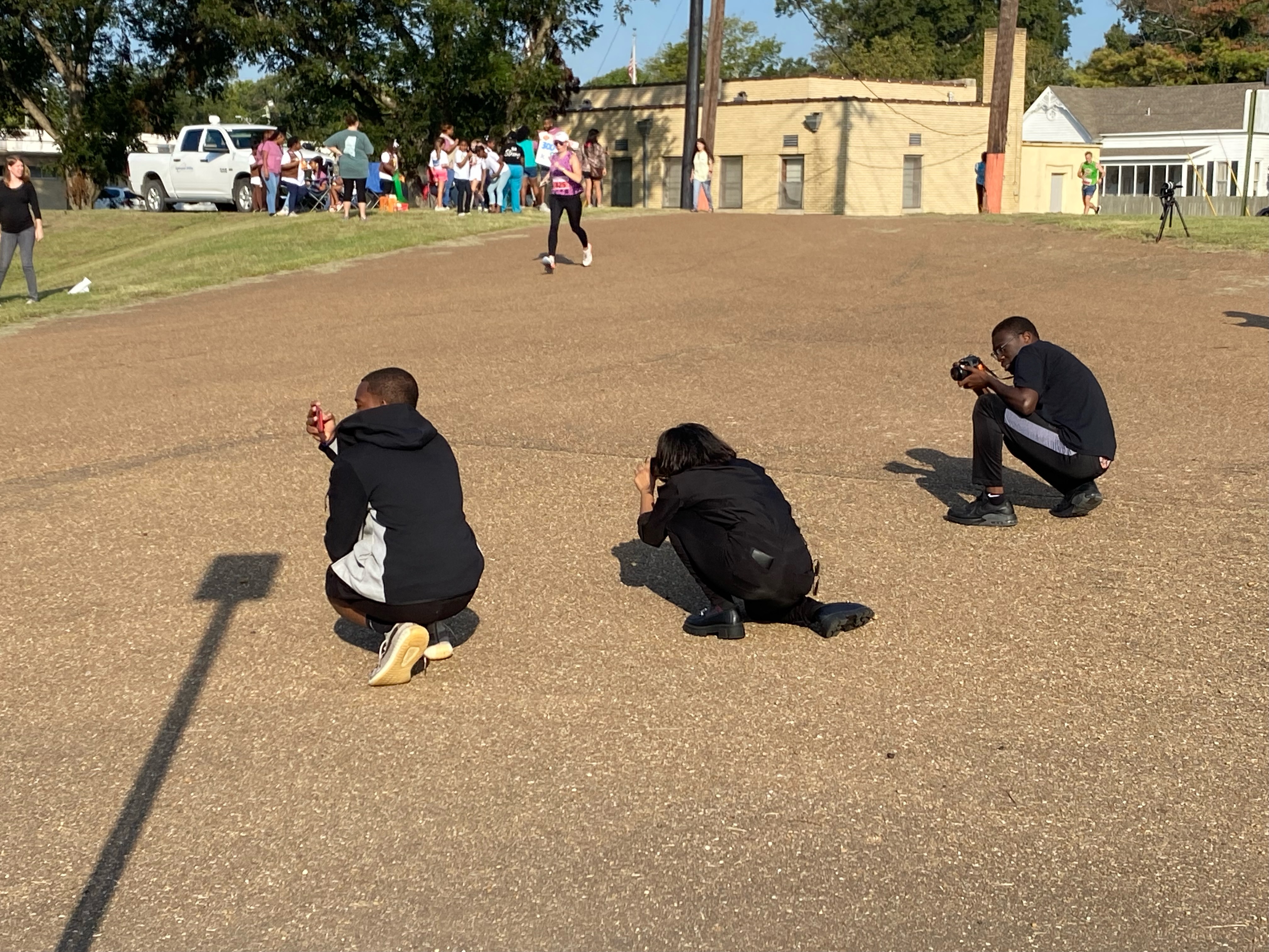 Digital Media students capture the action at the 300 Oak Race