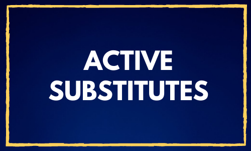 Active Substitutes information
