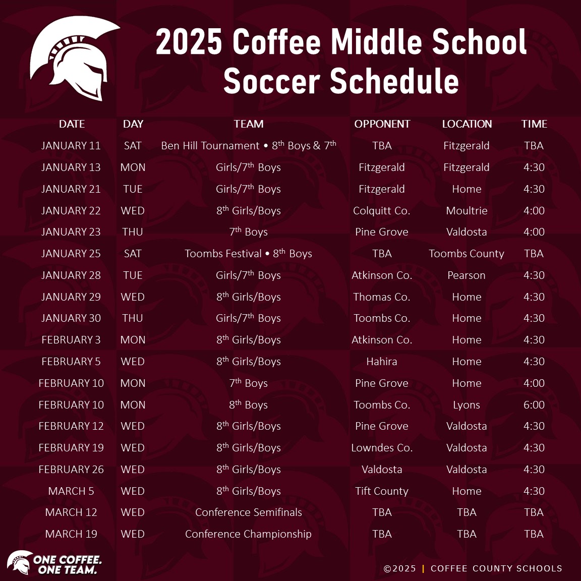 2025 CMS Soccer Schedule