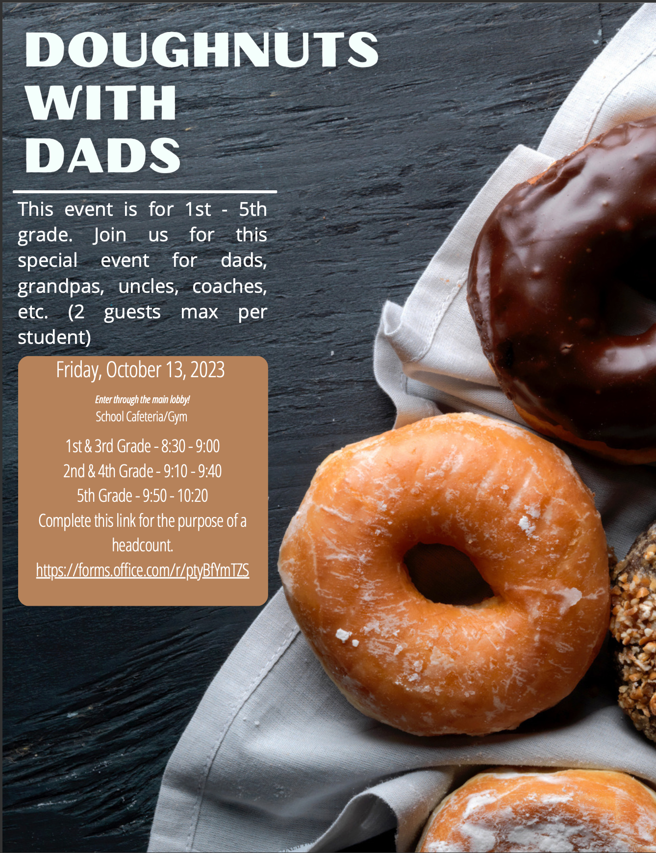 Doughnuts with Dad Flyer