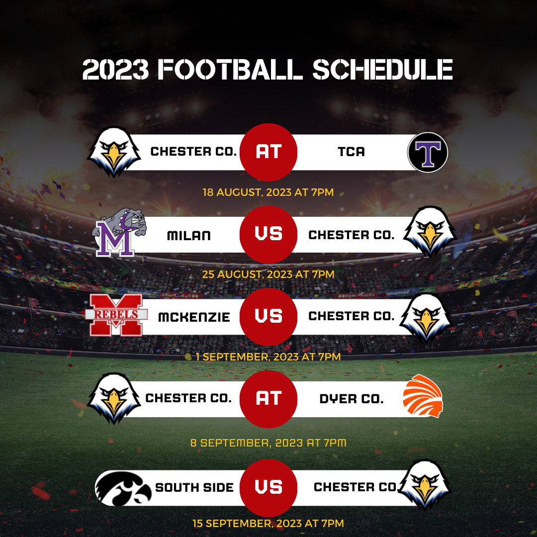 2023 Football Schedule Part 1
