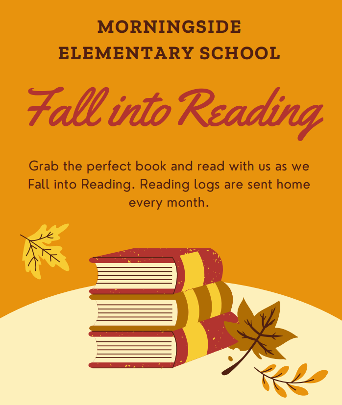 Fall Into Reading and complete monthly reading logs