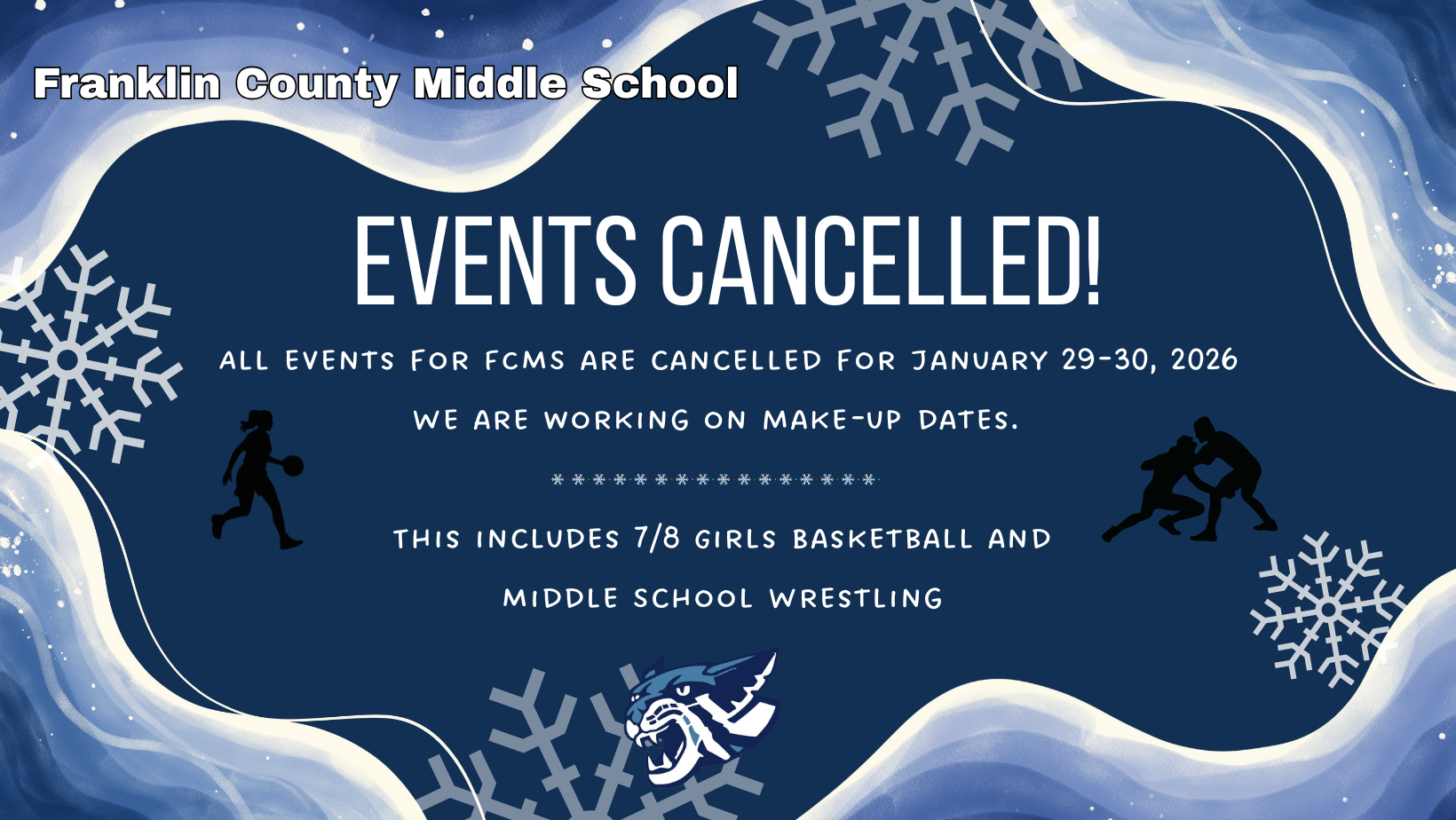 events cancelled