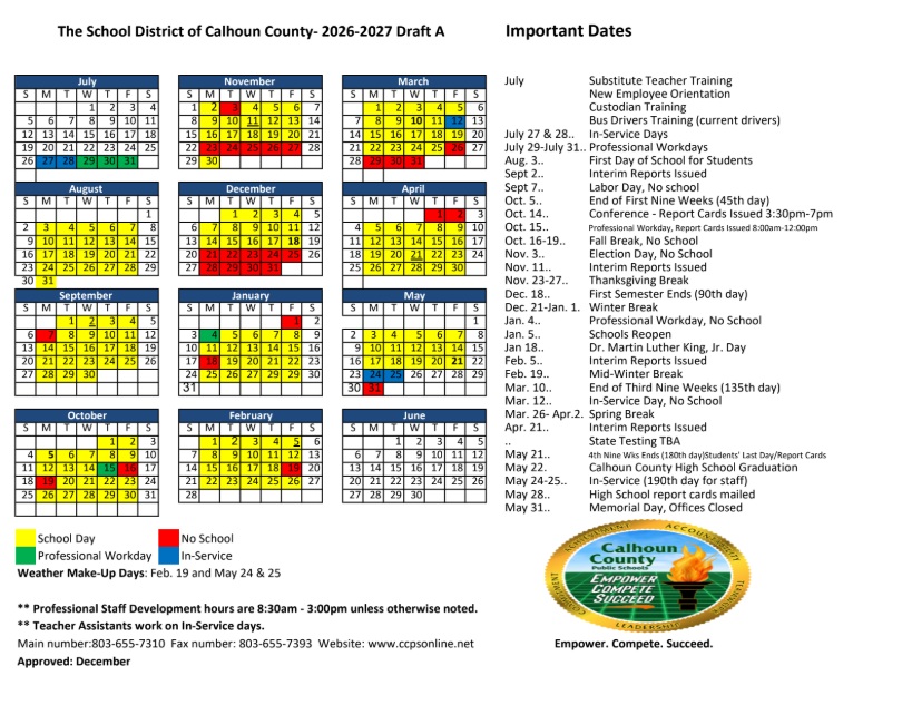 Calendar A