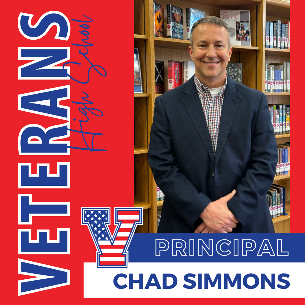 Veterans High School Incoming Principal, Chad Simmons