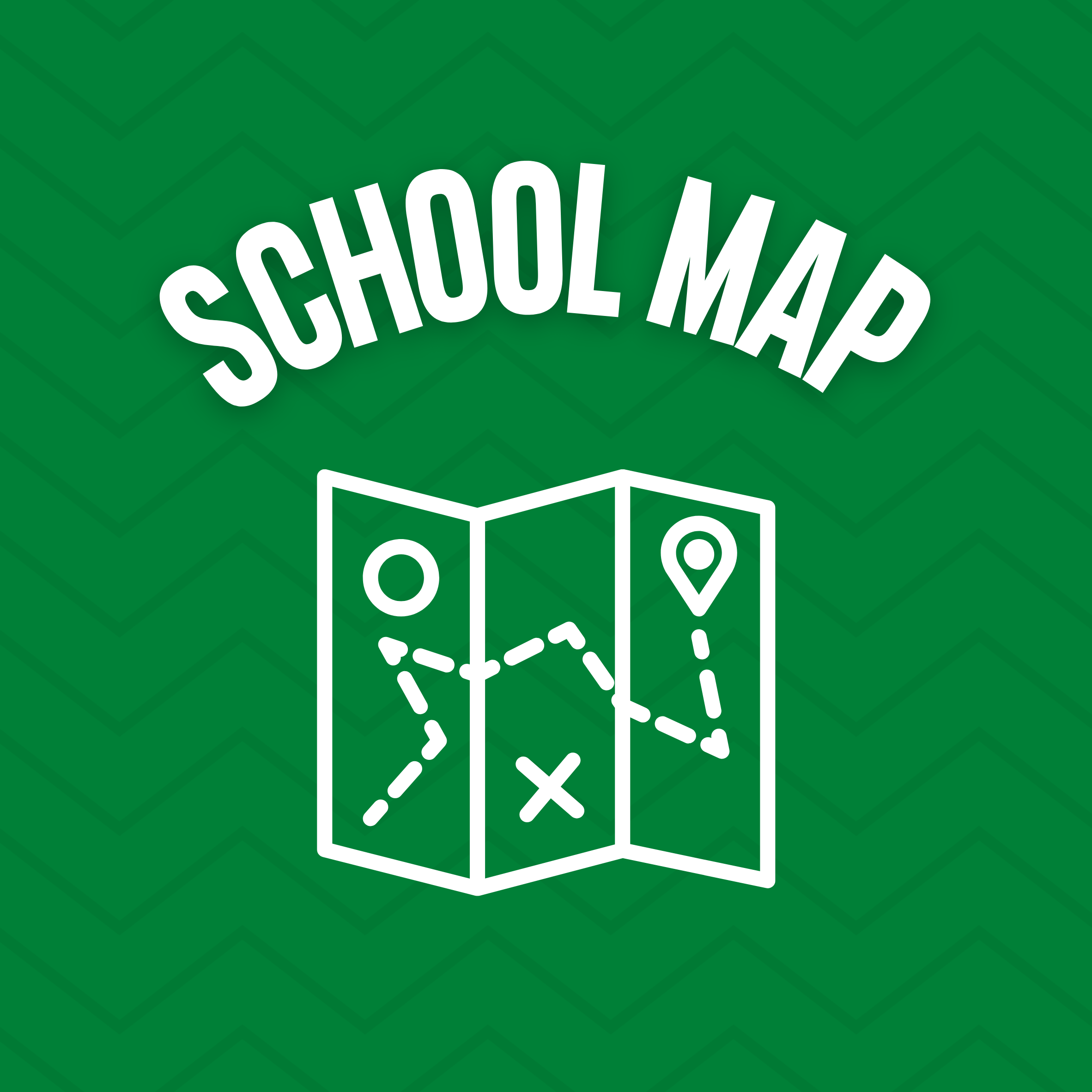 green box with word School Map