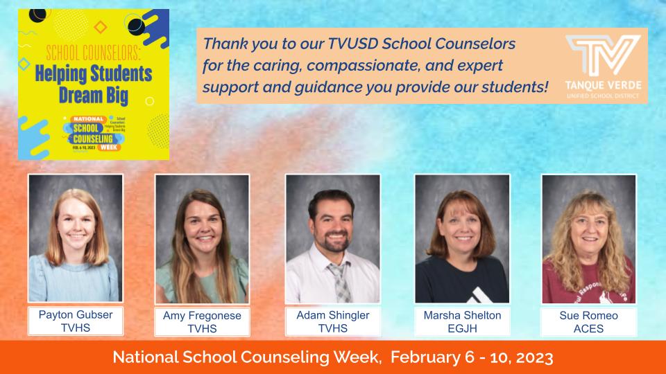 National School Counseling Week Thank you!