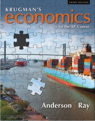 Krugman’s Economics for the AP Course Publisher: W.H. Freeman