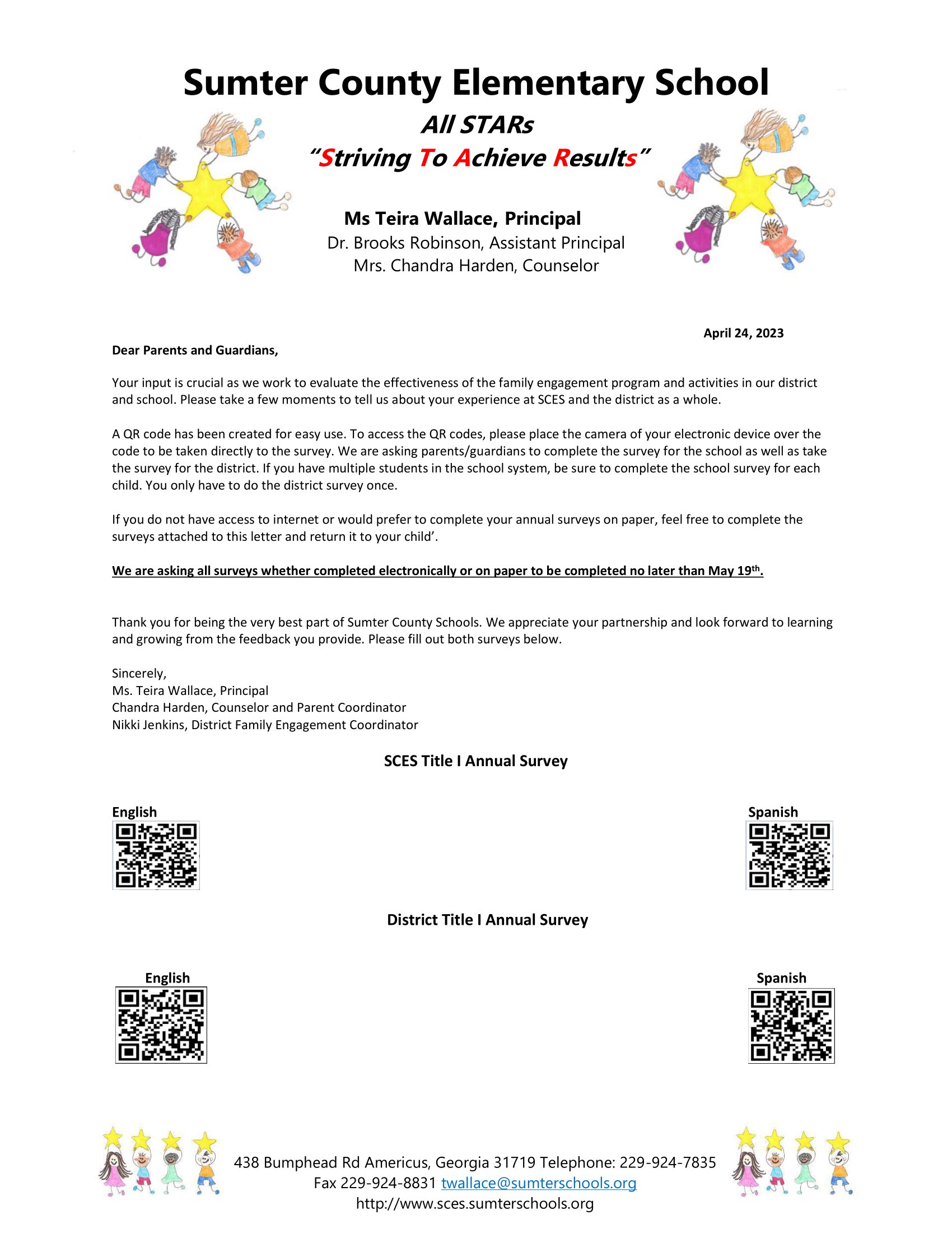 Parent Survey English 